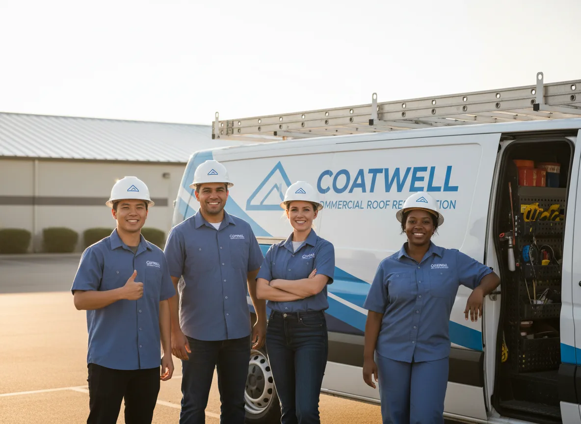 Commercial roof coating company in Winthrop, MN